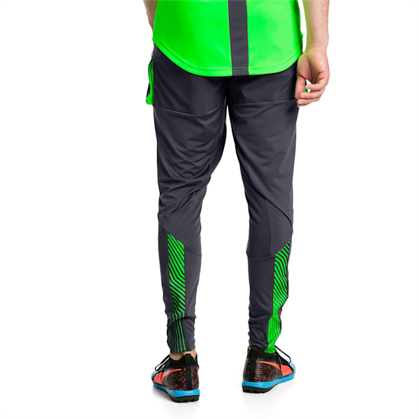 ftblNXT Men’s Pro Training Pants, Ebony-Green Gecko, extralarge