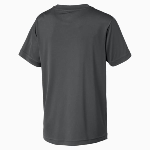 ftblPLAY Logo Tee Jr, Asphalt-Puma Black, extralarge-IND
