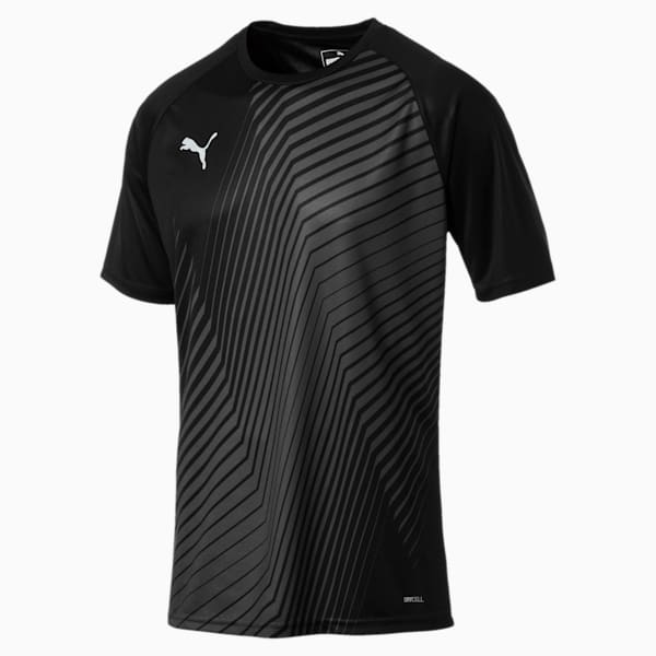 ftblNXT Graphic Core Men’s Training Top, Puma Black-Red Blast, extralarge