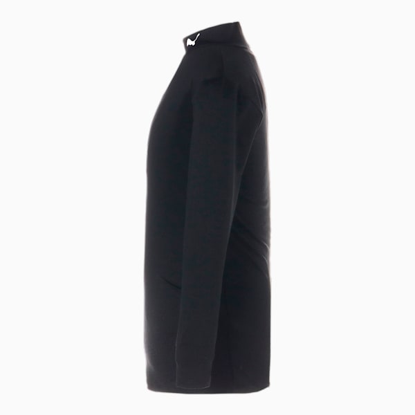 キッズ サッカー ボーイズ コンプレッション モックネック 長袖 シャツ 120-160cm, Puma Black, extralarge-JPN