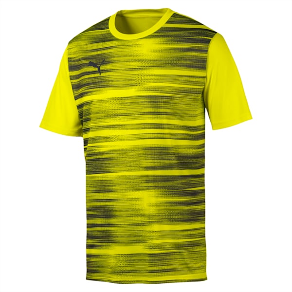 Core Graphic Men's Shirt, Yellow Alert-Grey Dawn