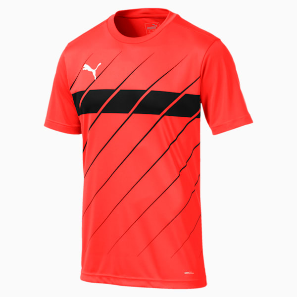 ftblPLAY Graphic dryCELL Men's Shirt, Nrgy Red-Puma Black