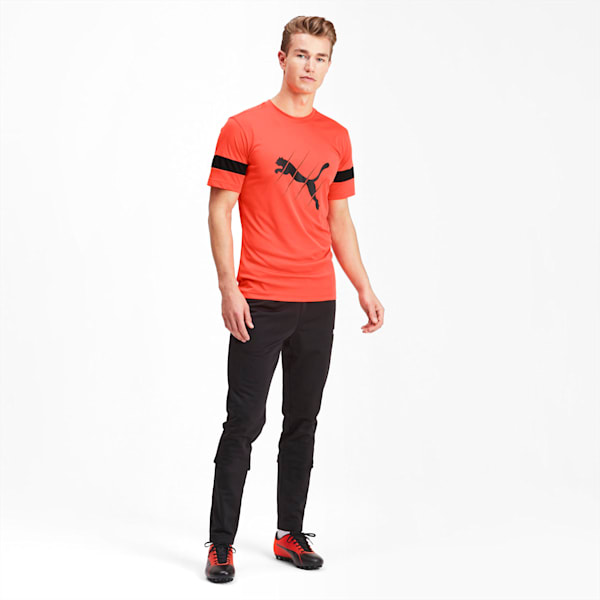 ftblPLAY Logo Men's Tee, Nrgy Red-Puma Black, extralarge-IND