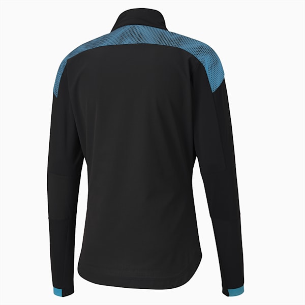 ftblNXT Pro Men's Training Jacket, Puma Black-Luminous Blue, extralarge