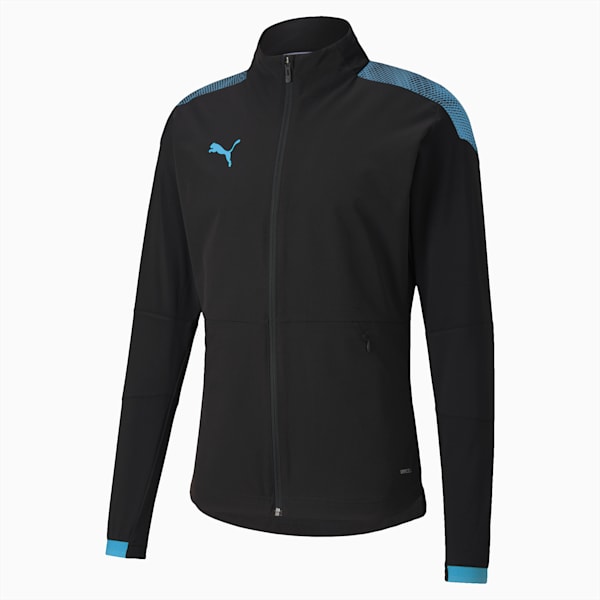 ftblNXT Pro Men's Training Jacket, Puma Black-Luminous Blue, extralarge