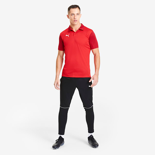 GOAL Sideline Men's Slim Fit Polo, Puma Red-Chili Pepper, extralarge-IND