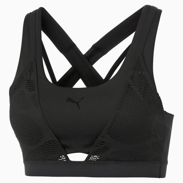 Studio Lace Women's Strappy Bra, Puma Black, extralarge