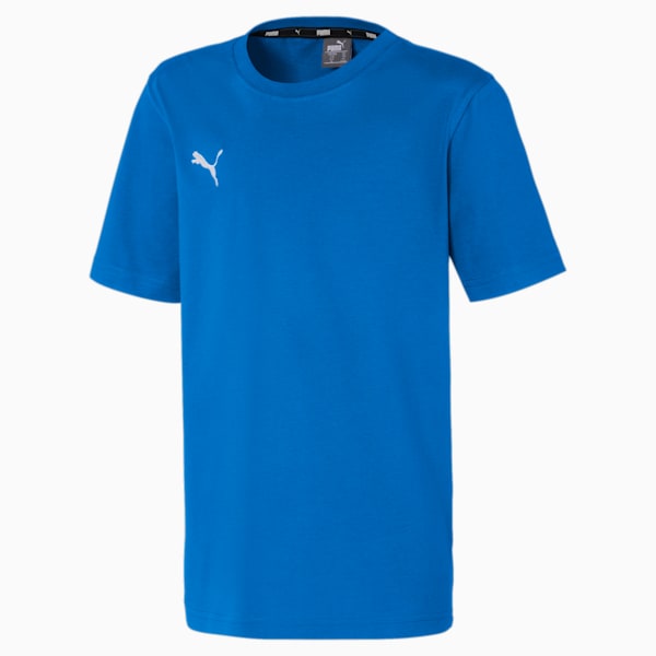 teamGOAL Kids' Casual T-Shirt, Electric Blue Lemonade, extralarge-IND