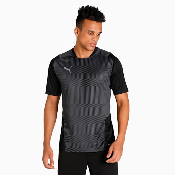 teamCUP Training Men's Football Jersey, Puma Black-Smoked Pearl-Asphalt, extralarge-IND