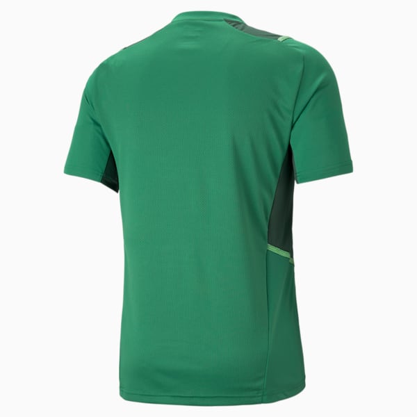 teamCUP Training Men's Football Jersey, Amazon Green-Dark Green-Green Gecko, extralarge-IND