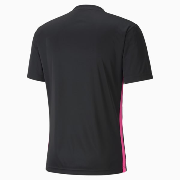 ftblPLAY Graphic Men's Shirt, Puma Black-Luminous Pink, extralarge-IND