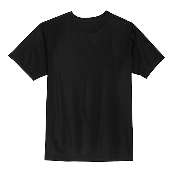 ftblPLAY Graphic Youth Shirt, Puma Black-Asphalt, extralarge-IND
