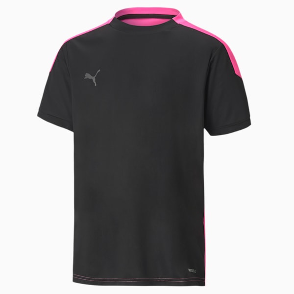 ftblNXT Kid's Football Jersey, Puma Black-Luminous Pink, extralarge-IND