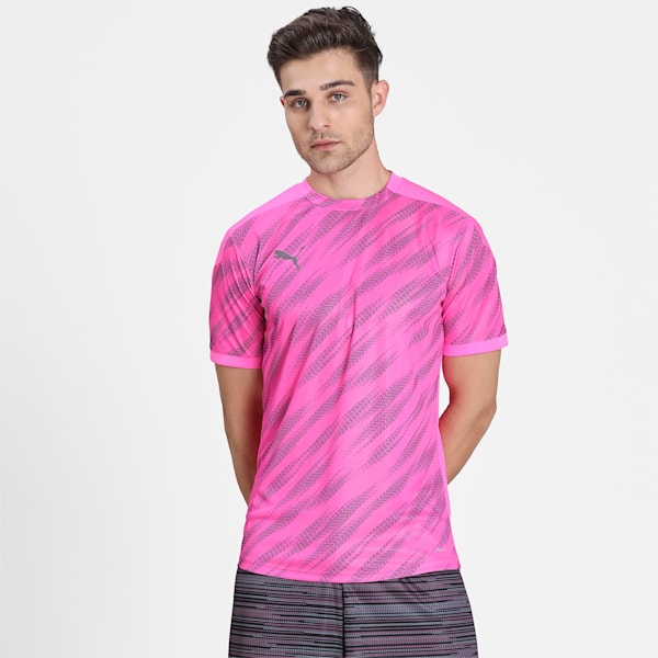 ftblNXT Graphic Men's Football Jersey, Luminous Pink-Puma Black, extralarge-IND