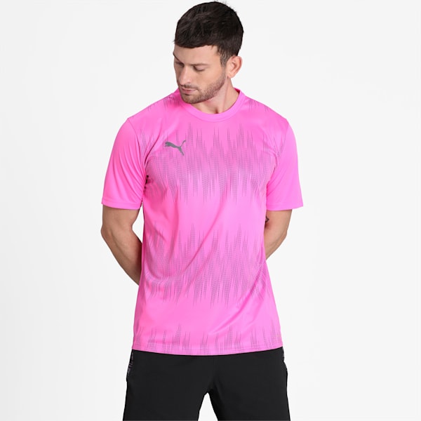 ftblNXT Graphic Men's Jersey, Luminous Pink-Puma Black, extralarge-IND