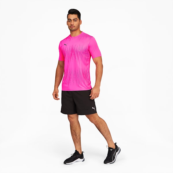 ftblNXT Core Men's Graphic Jersey, Luminous Pink-Puma Black, extralarge