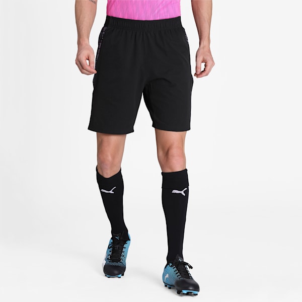 ftblNXT Pro Men's Shorts, Puma Black-Luminous Pink, extralarge-IND