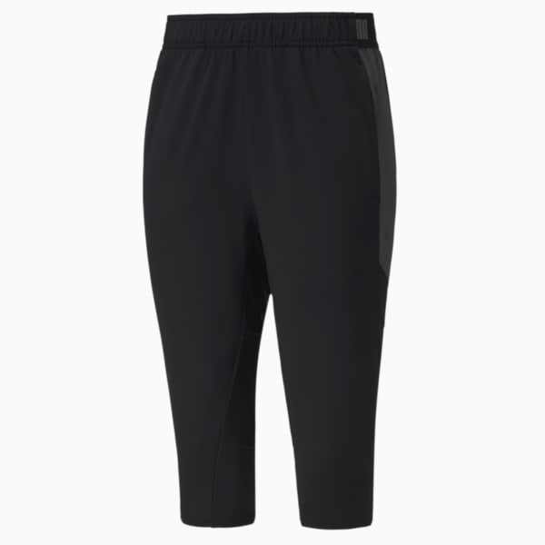 ftblNXT 3/4 dryCELL Men's Knitted Pants, Puma Black-Asphalt, extralarge-IND