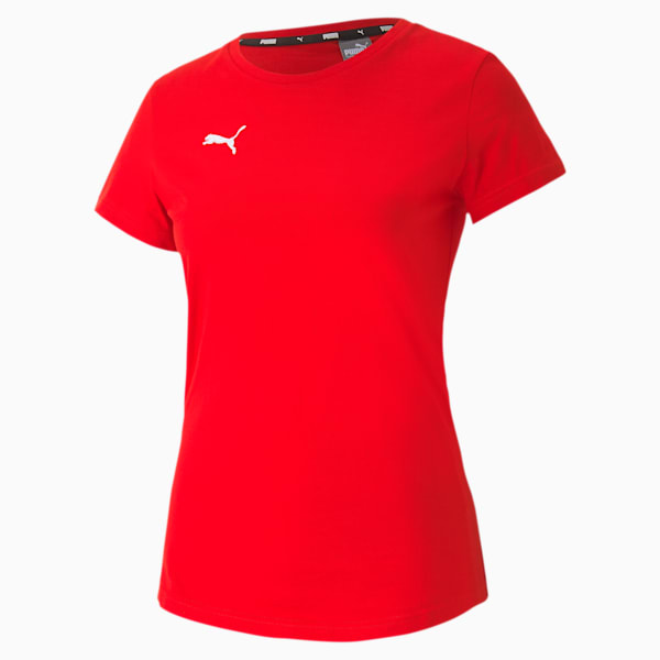 teamGOAL 23 Casuals Women's Football T-Shirt, Puma Red, extralarge-IND