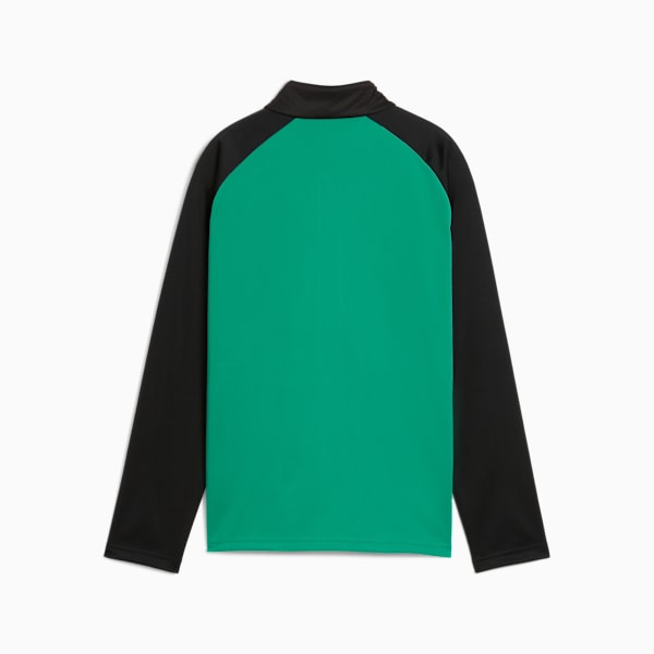 teamLIGA Training Jacket Youth, Pepper Green-Puma Black, extralarge