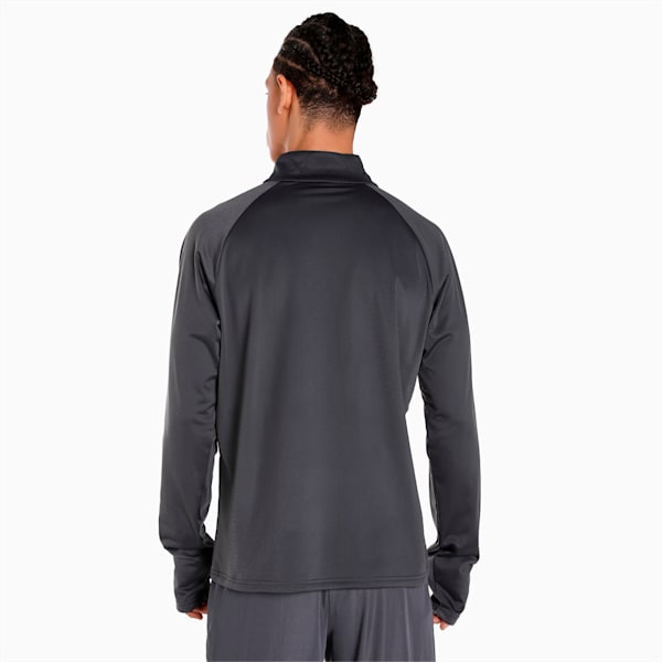 teamLIGA Quarter-Zip Men's Football Top, Asphalt-Bluemazing, extralarge-IND