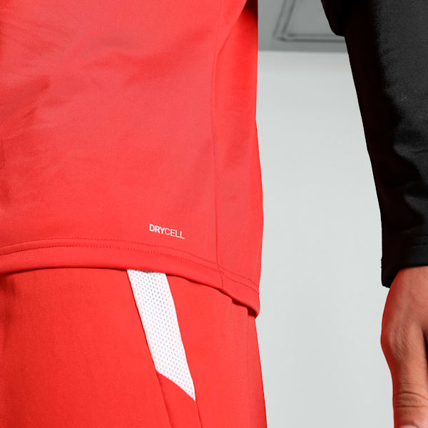 teamLIGA Men's Football Training Sweater, Puma Red-Puma Black, extralarge-IND