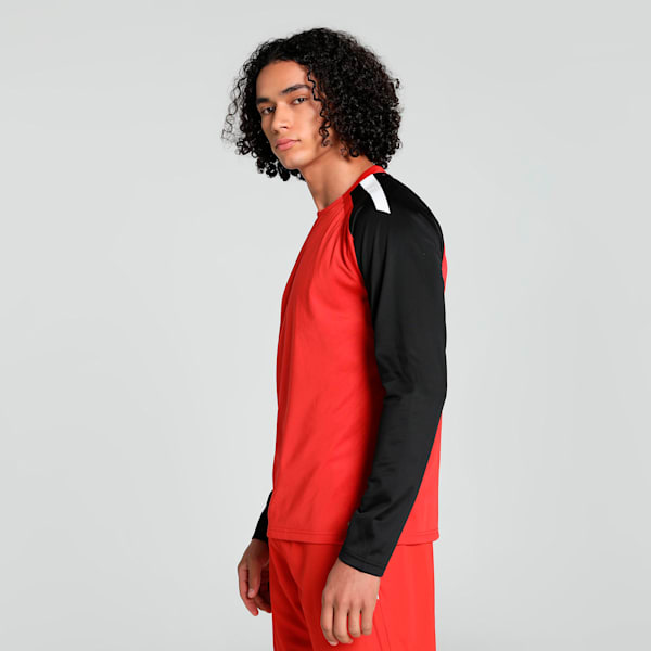 teamLIGA Men's Football Training Sweater, Puma Red-Puma Black, extralarge-IND