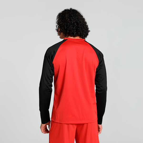 teamLIGA Men's Football Training Sweater, Puma Red-Puma Black, extralarge-IND