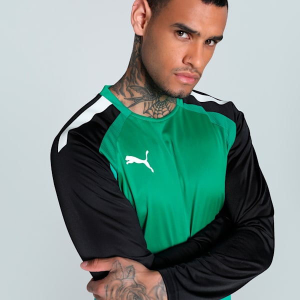 teamLIGA Men's Football Training Sweater, Pepper Green-Puma Black, extralarge-IND