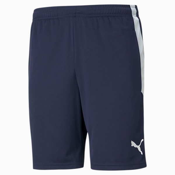 teamLIGA Men's Training Shorts, Peacoat-Puma White, extralarge-IND