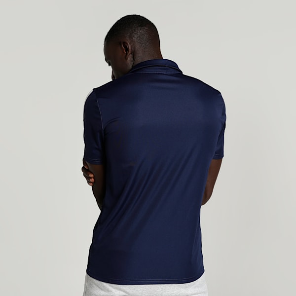 teamLIGA Sideline Men's Football Polo Shirt, Peacoat-Puma White, extralarge-IND