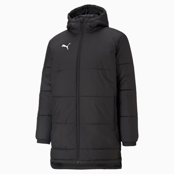 Bench Padded Football Jacket Men, Puma Black-Puma White, extralarge-GBR