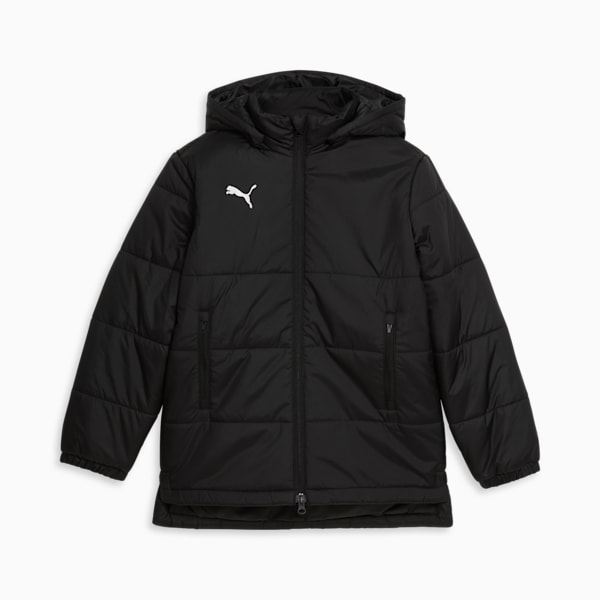 Bench Soccer Big Kids' Jacket, Puma Black-Puma White, extralarge