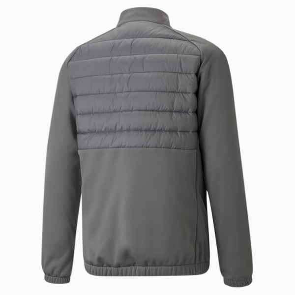 teamLIGA Hybrid Men's Football Jacket, Smoked Pearl, extralarge-IND