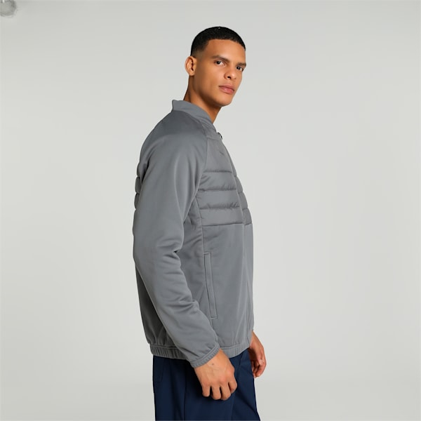 teamLIGA Hybrid Men's Football Jacket, Smoked Pearl, extralarge-IND