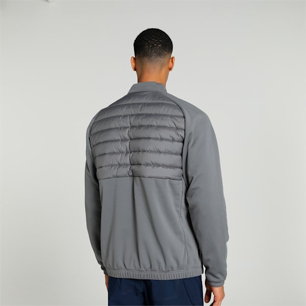 teamLIGA Hybrid Men's Football Jacket, Smoked Pearl, extralarge-IND