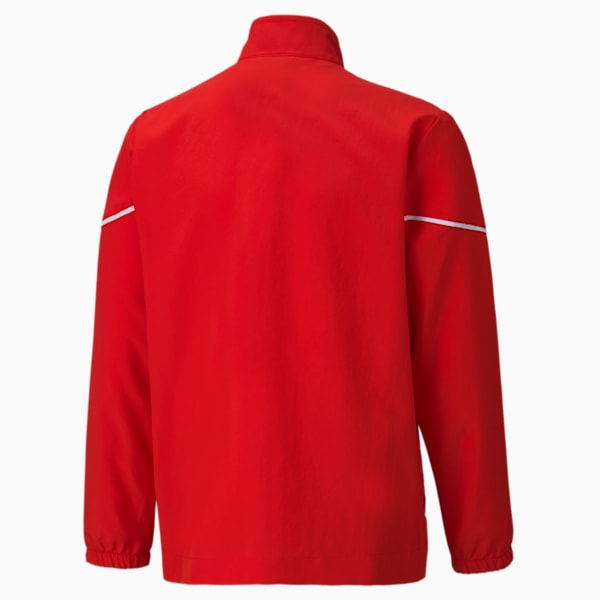 teamRISE Sideline Youth Football Jacket, Puma Red-Puma Black, extralarge-IND