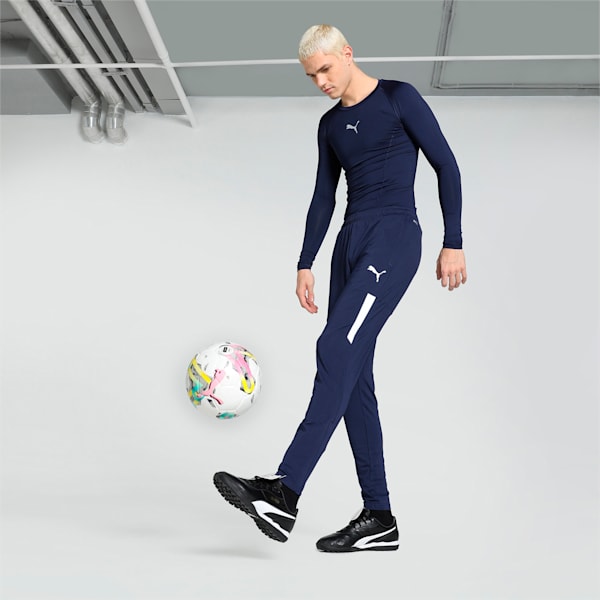 teamLIGA Pro Training Men's Football Pants, Peacoat-Puma White, extralarge-IND