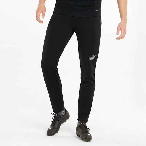 teamFINAL Men's Casual Slim Fit Pants, Puma Black, extralarge-IND