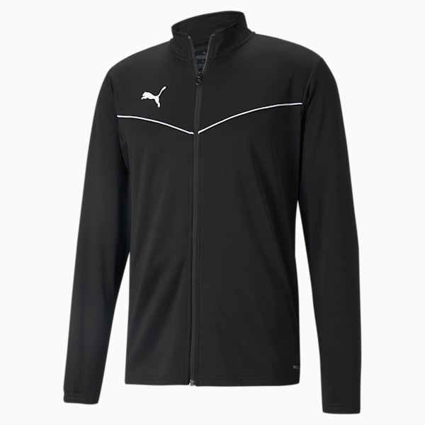 teamRISE Polyester Training Men's Football Jacket, Puma Black-Puma White