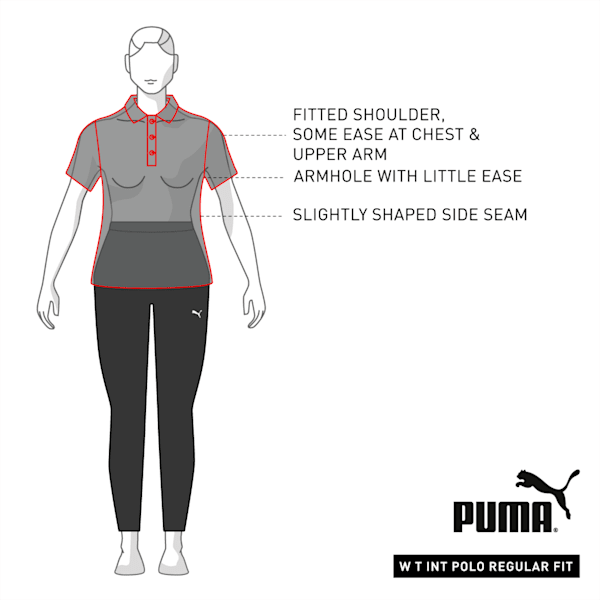 teamLIGA Sideline Women's Regular Fit Polo, Puma White-Puma Black, extralarge-IND