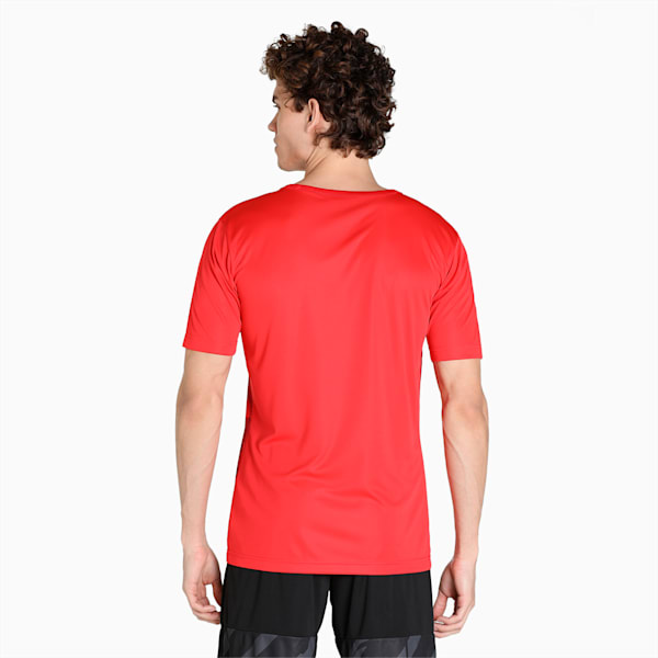 individualRISE Graphic Men's Football T-shirt, Puma Red-Puma Black