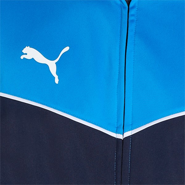 individualRISE Men's Slim Fit Football Tracksuit, Electric Blue Lemonade-Peacoat, extralarge-IND