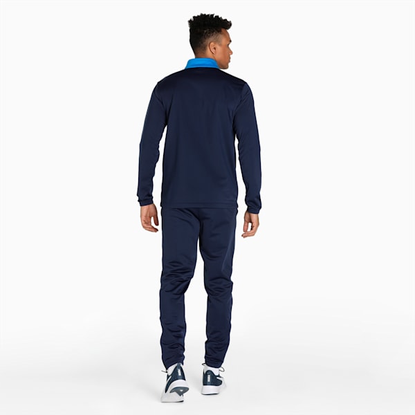 individualRISE Men's Football Tracksuit, Electric Blue Lemonade-Peacoat