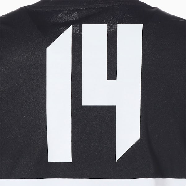 PUMA FUSSBALL 半袖 Tシャツ 70S, Puma Black-Puma White-Grenadine, extralarge-JPN