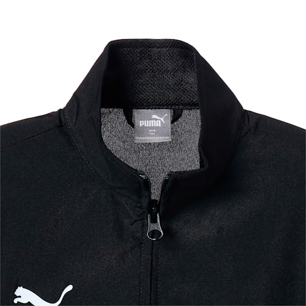 キッズ サッカー TEAMRISE サイドライン ジャケット 120-160cm, Puma Black-Puma White, extralarge-JPN