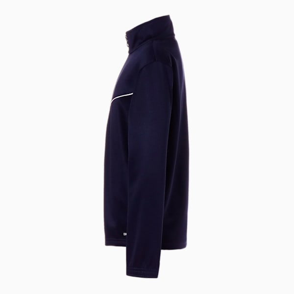 キッズ サッカー TEAMRISE トレーニング ポリ トラック ジャケット 120-160cm, Peacoat-Puma White, extralarge-JPN