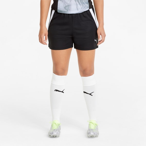 individualLIGA Women's Football Shorts, Puma Black-Harbor Mist