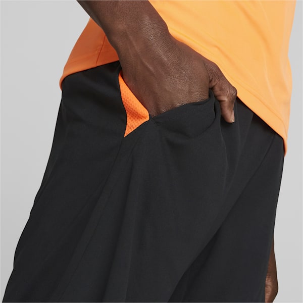 teamLIGA Men's Training Football Shorts, PUMA Black-Blue Glimmer, extralarge-IND