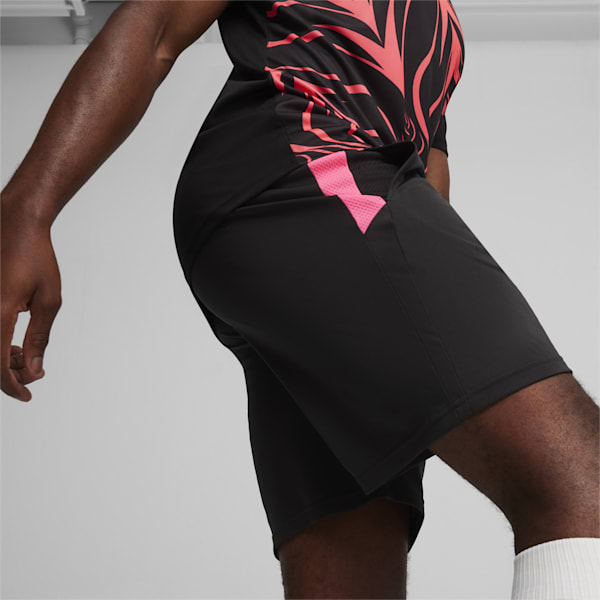 teamLIGA Men's Training Football Shorts, PUMA Black-Sun Stream, extralarge-IND